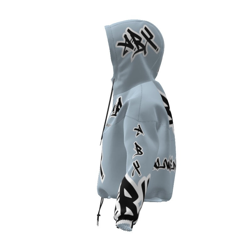 Pale Blue (ABX) Crop Hoodie