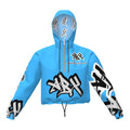 Sky Blue (ABX) Crop Hoodie