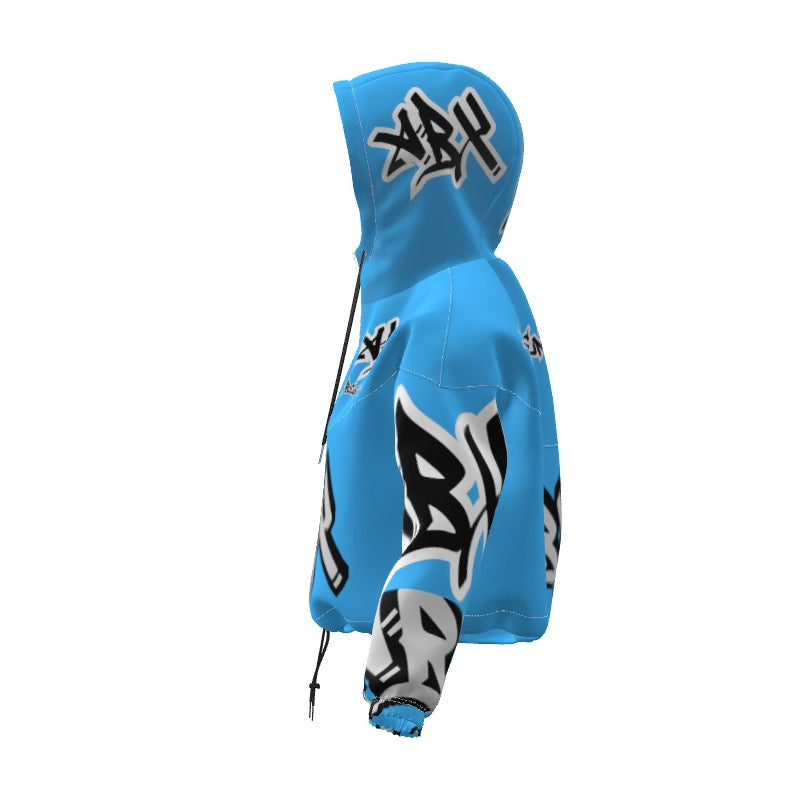 Sky Blue (ABX) Crop Hoodie