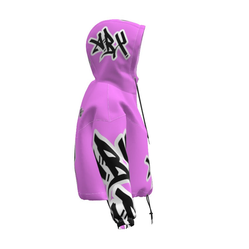 Pink (ABX) Crop Hoodie