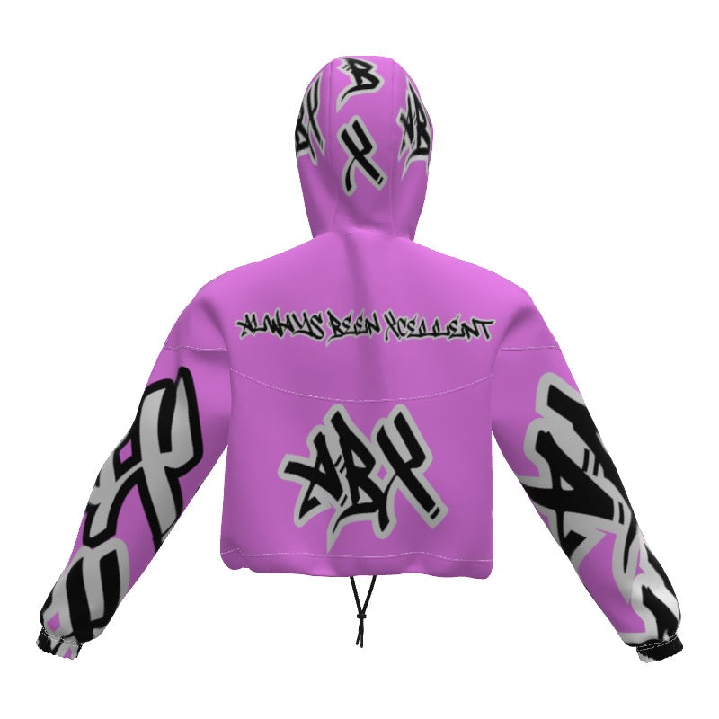 Pink (ABX) Crop Hoodie