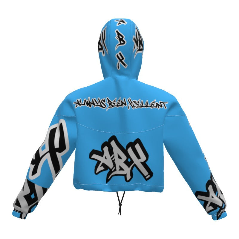 Sky Blue (ABX) Crop Hoodie