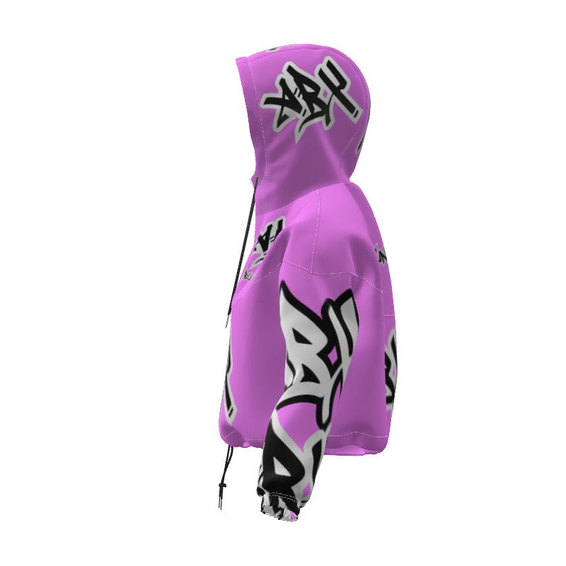 Pink (ABX) Crop Hoodie