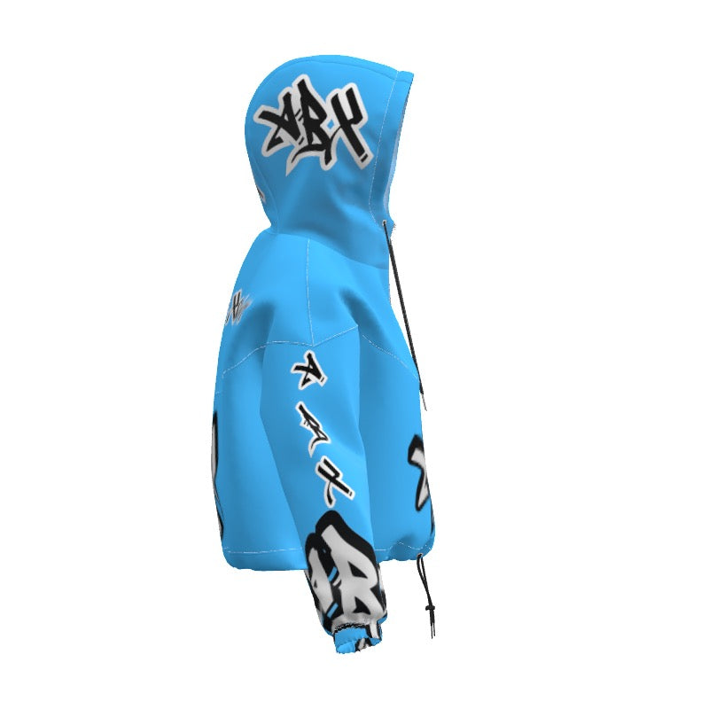 Sky Blue (ABX) Crop Hoodie